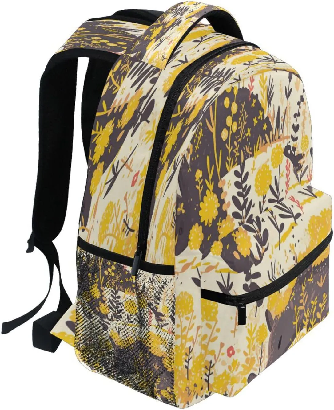 Sport Backpack for Teacher Nurse Fashion Outdoor Backpack with Chest Strap for Business Work College Travel Trip Tapir Yarrow