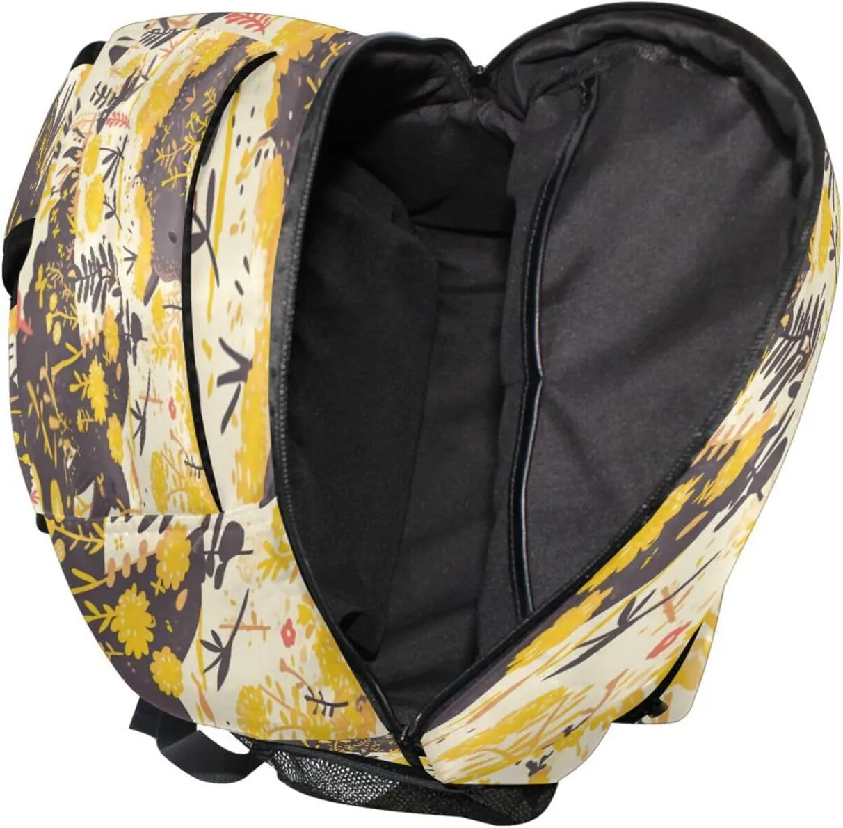 Sport Backpack for Teacher Nurse Fashion Outdoor Backpack with Chest Strap for Business Work College Travel Trip Tapir Yarrow