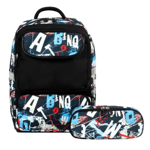Sprouts Kids Backpack With Pencil Case in Graffiti