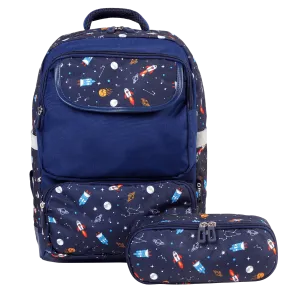 Sprouts Kids Backpack With Pencil Case in Spaceship