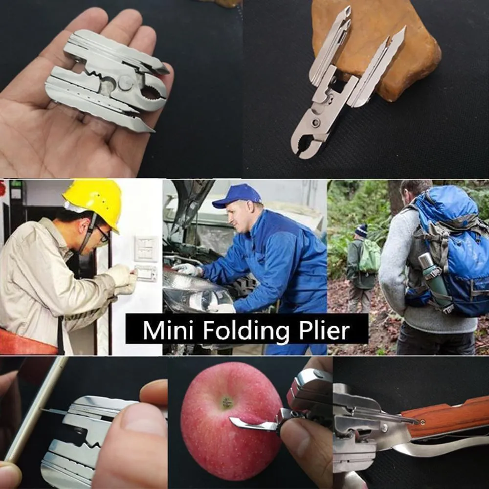 Stainless Multitool 15-in-1 Steel Flexible EDC Powerful Hirundo