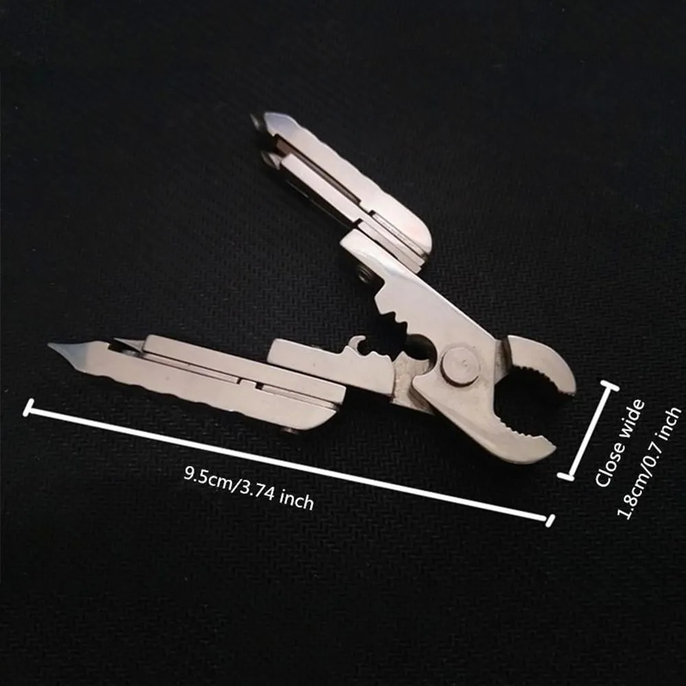 Stainless Multitool 15-in-1 Steel Flexible EDC Powerful Hirundo