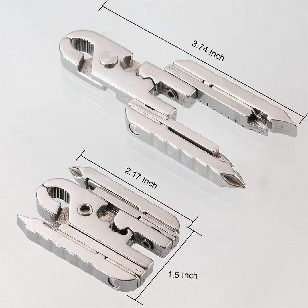 Stainless Multitool 15-in-1 Steel Flexible EDC Powerful Hirundo