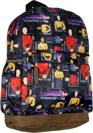 Star Trek Backpack AOP Command Division Character Design Travel School Bag