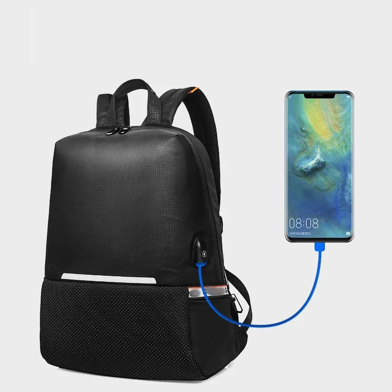Stylish Waterproof Anti-Theft USB Travel Backpack