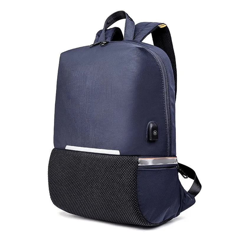 Stylish Waterproof Anti-Theft USB Travel Backpack