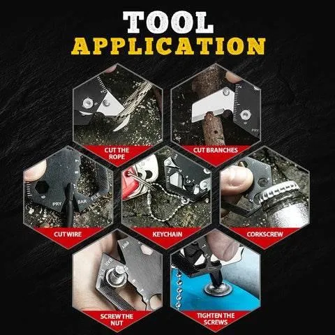 Survival Hexagon Tool - Multifunctional EDC Outdoor Gear