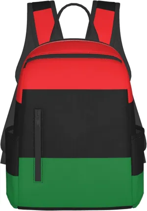 SWEET TANG Black Lives Matter Flag African American Flag Backpack Lightweight Bookbag