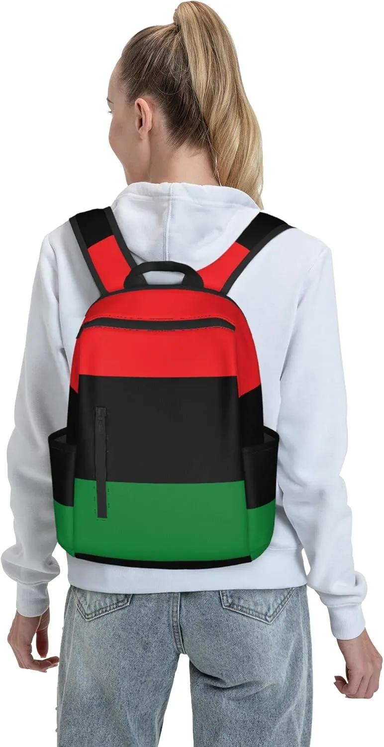 SWEET TANG Black Lives Matter Flag African American Flag Backpack Lightweight Bookbag