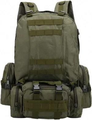 Tactical Pack Backpack Army Waterproof Bug Out Bag Outdoor Hiking Army Green