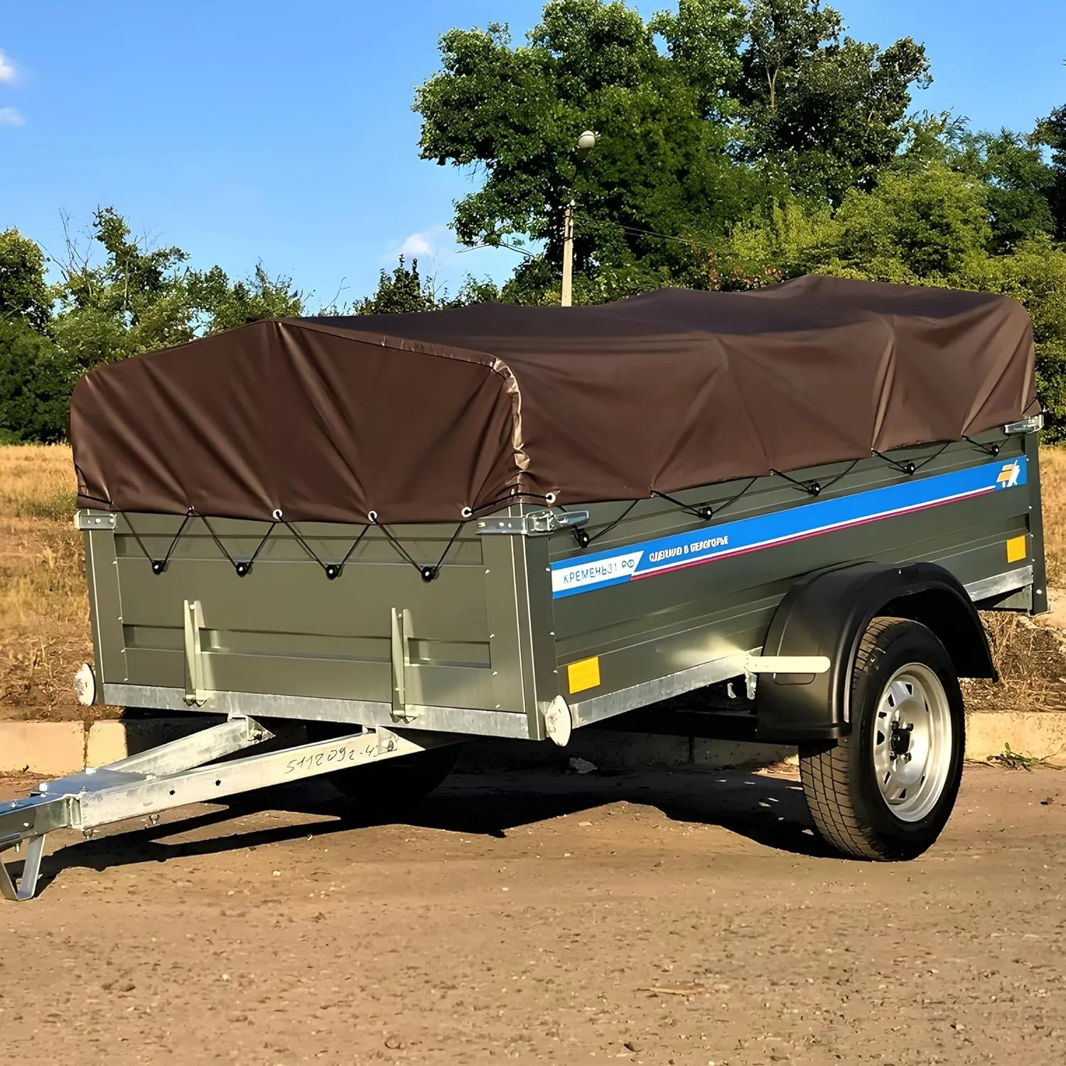Tarp 10x12FT, Large 16 Mil Heavy Duty Tarps, Waterproof Tarp with Brass Grommets and Reinforced Edges, UV Resistant, Tear&Fade Resistant Poly Tarp for Outdoor Camping Pool Car Tent
