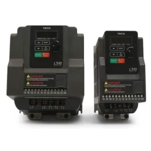 Teco Variable Frequency Drive, 1 HP, 230 Volts 3 Phase, Input 230 Volts 3 Phase Output, L510-201-H3-N, VFD Inverter for AC Motor Control