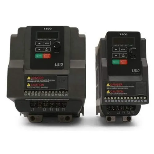 Teco Variable Frequency Drive, 1 HP, 230 Volts 3 Phase, Input 230 Volts 3 Phase Output, L510-201-H3-N, VFD Inverter for AC Motor Control