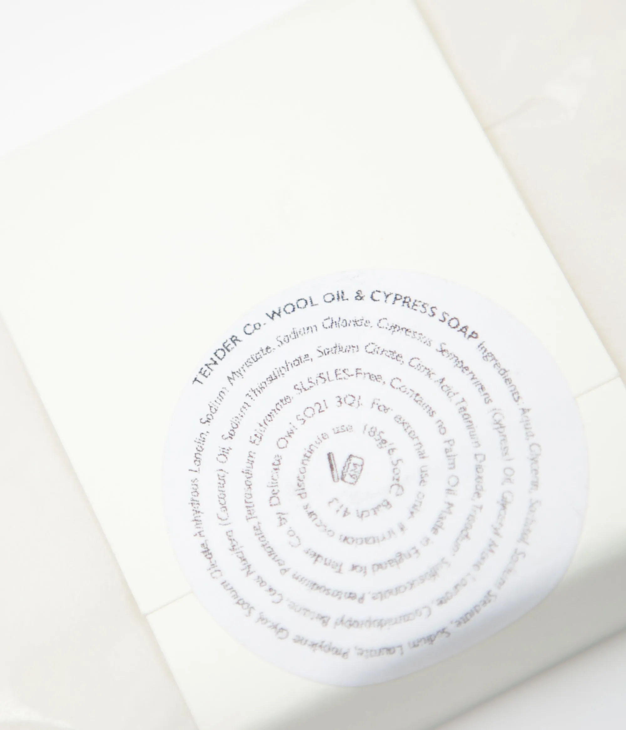 Tender Type 042 Wool Oil Soap - Cypress