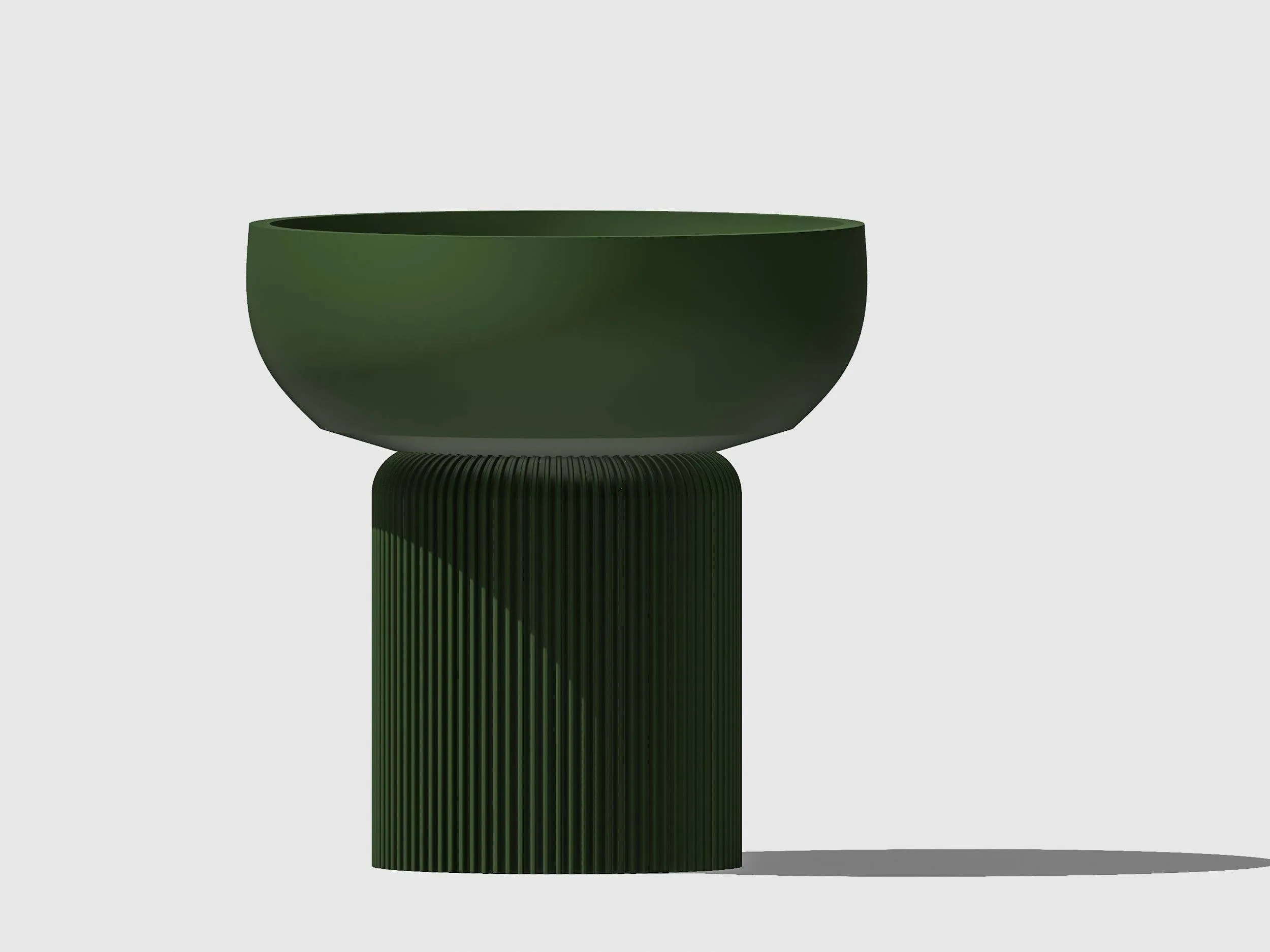 The Pedestal Planter Pot with Stand and Water Drip, 3D Print