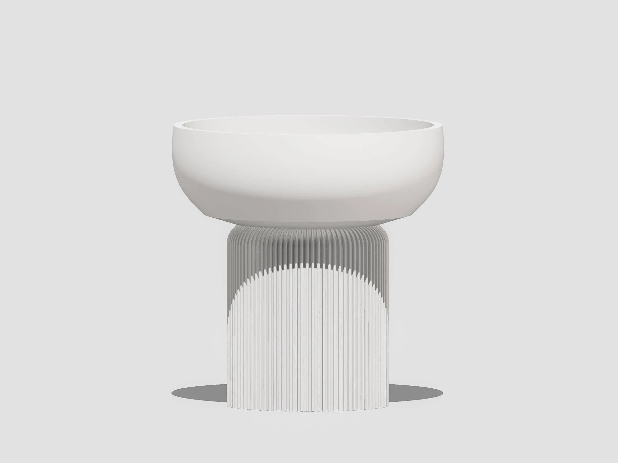 The Pedestal Planter Pot with Stand and Water Drip, 3D Print