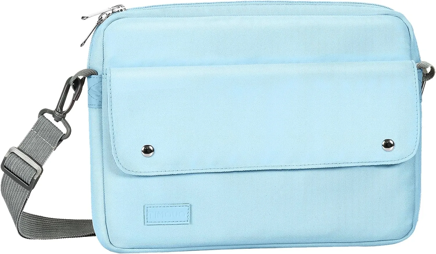 TiMOVO 9-11 Inch Tablet Sleeve Bag with Shoulder Strap Fits iPad 11-inch A16 2025, iPad 10th Gen. 10.9", iPad Gen. 10.2", iPad Air 11/5th/4th Gen. 10.9", Galaxy Tab A9 Plus 11", Light Blue