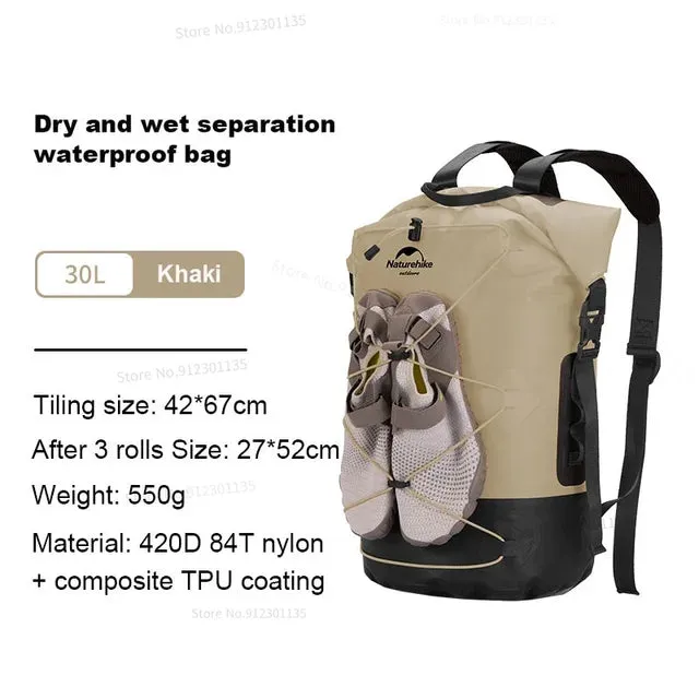 TPU Dry and Wet Separation Waterproof Bag