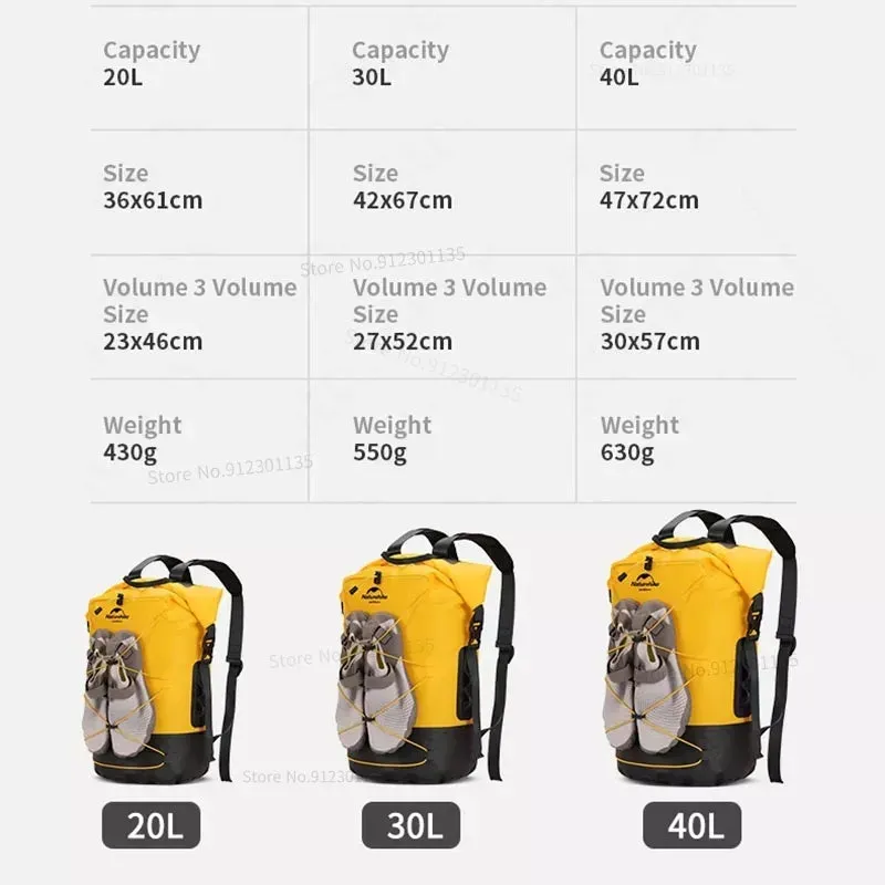 TPU Dry and Wet Separation Waterproof Bag