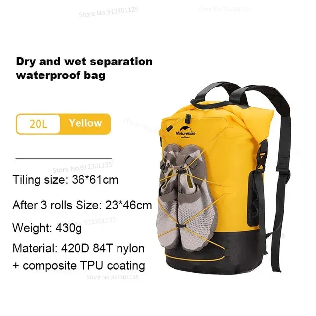 TPU Dry and Wet Separation Waterproof Bag