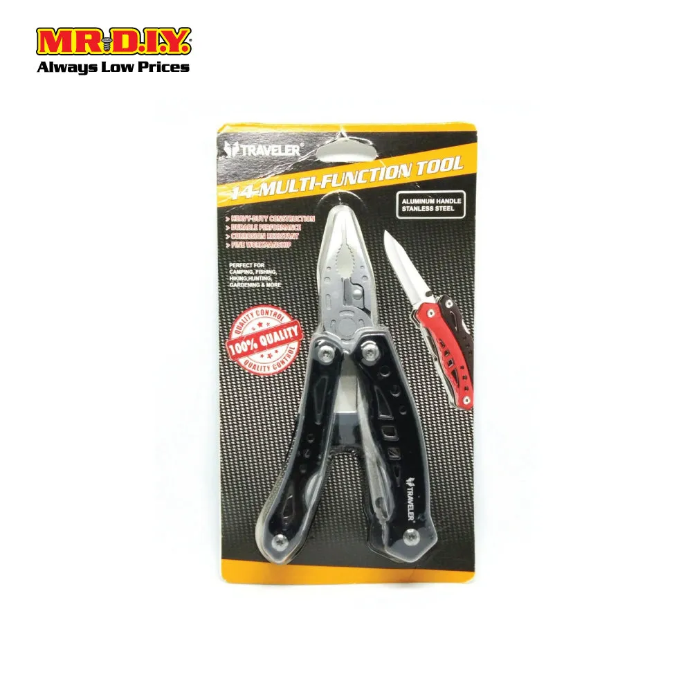 TRAVELER 14 Multitool Pocket Knife DMQ023