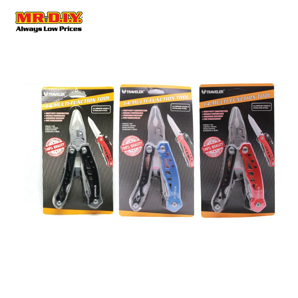 TRAVELER 14 Multitool Pocket Knife DMQ023