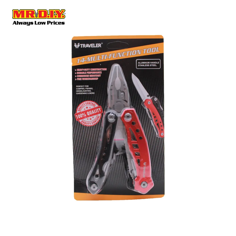 TRAVELER 14 Multitool Pocket Knife DMQ023