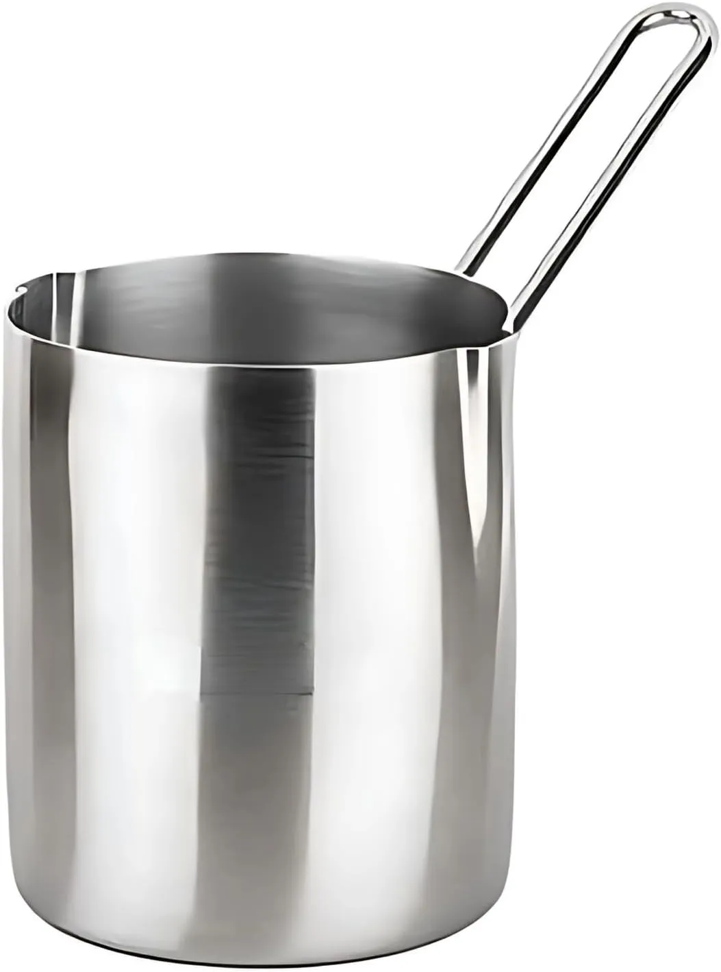 Turkish Coffee Pot Stainless Steel Cezve 16.90 fl oz – Small Milk Warmer Briki for Stove – Coffee Boiler & Arabic Greek Coffee Maker – Heat Resistant Handle