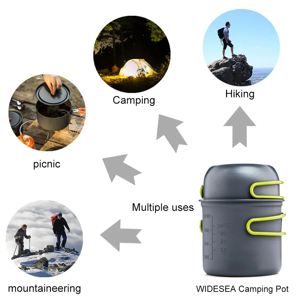 Ultralight Camping Cooking Utensils Outdoor Pot
