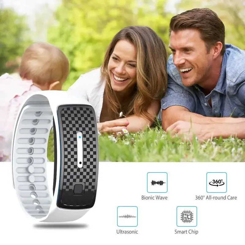 Ultrasonic Mosquito Repellent Bracelet Electronic Anti Mosquito Killer Pest Control Wristband Summer Repellent 모기 구충제 팔찌