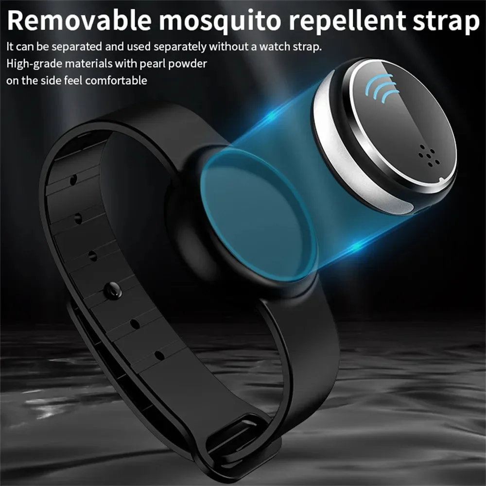 Ultrasound Mosquito Repellent Bracelet Electronic Bionic Wave Charging Anti Mosquito Pest Control Wristband For Children Adult
