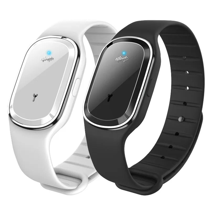 Ultrasound Natural Mosquito Insect Outdoor Bugs Kids Repellent Same-day shipping Ultrasonic Insect Bracelet Waterproof Touch-sensitive Bracelet Pest Mosquito Anti