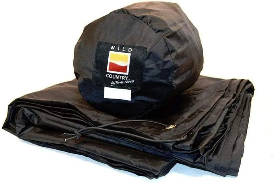 Unisex's Helm 1 Footprint Groundsheet Protector, Black, One Size