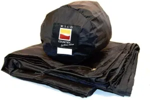 Unisex's Helm 1 Footprint Groundsheet Protector, Black, One Size