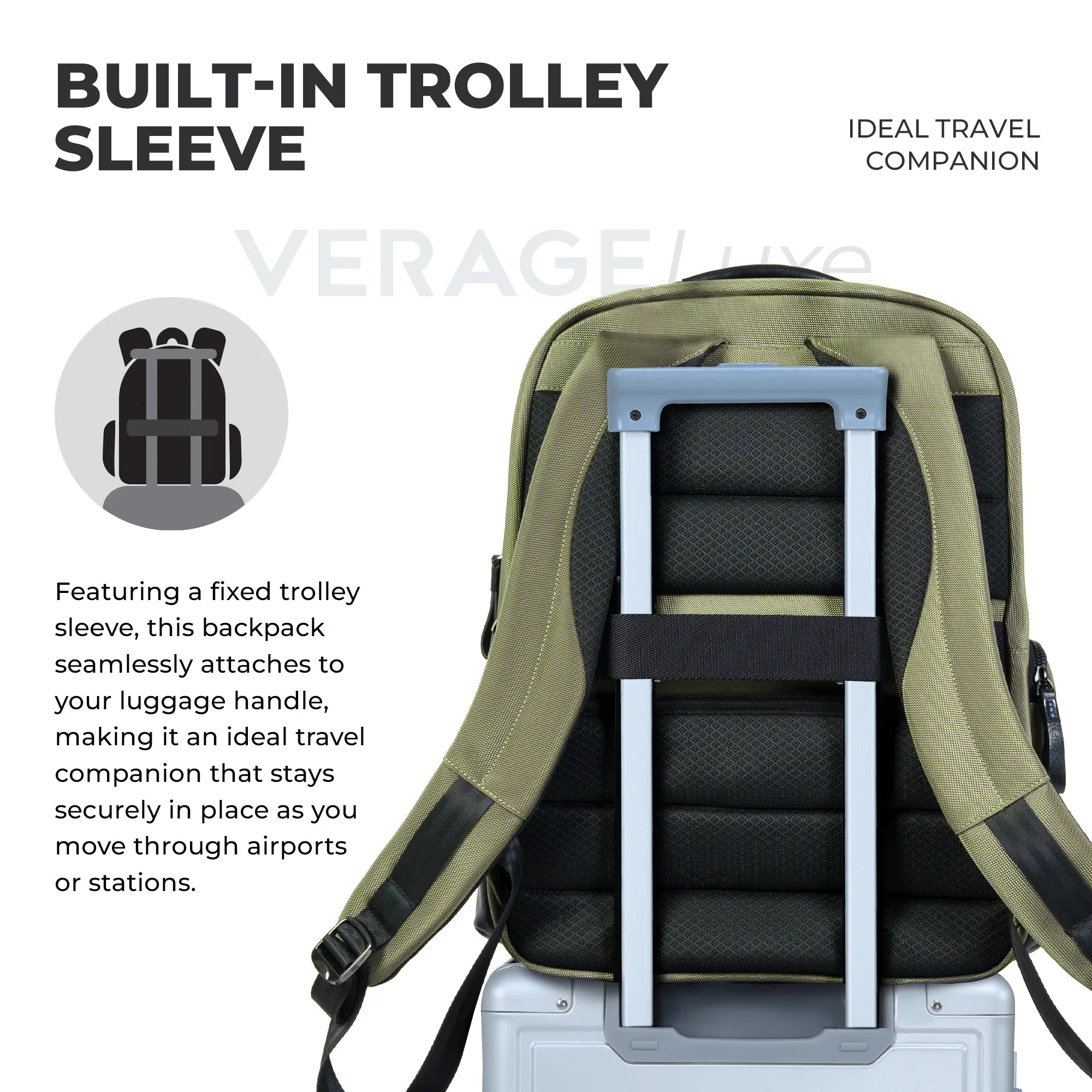 VERAGE Luxe Peak- The Work Backpack