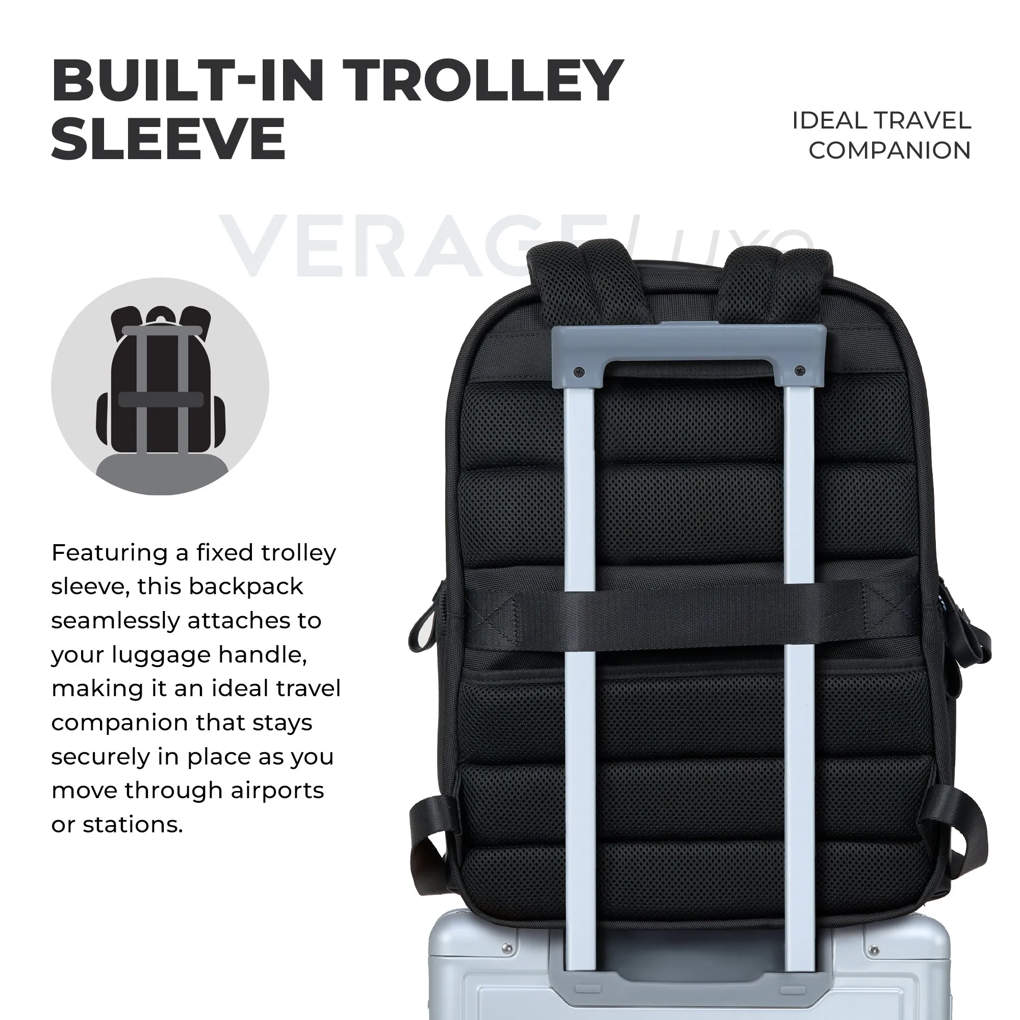 VERAGE Luxe Peak- The Work Backpack