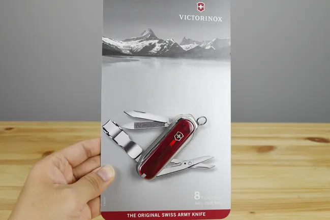 Victorinox Nail Clip 580 Red