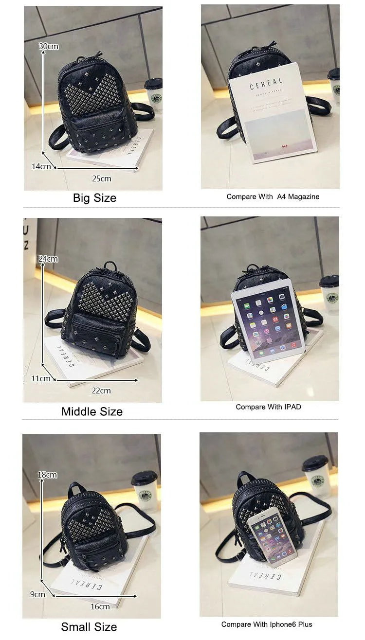 Waterproof Rivet Backpack