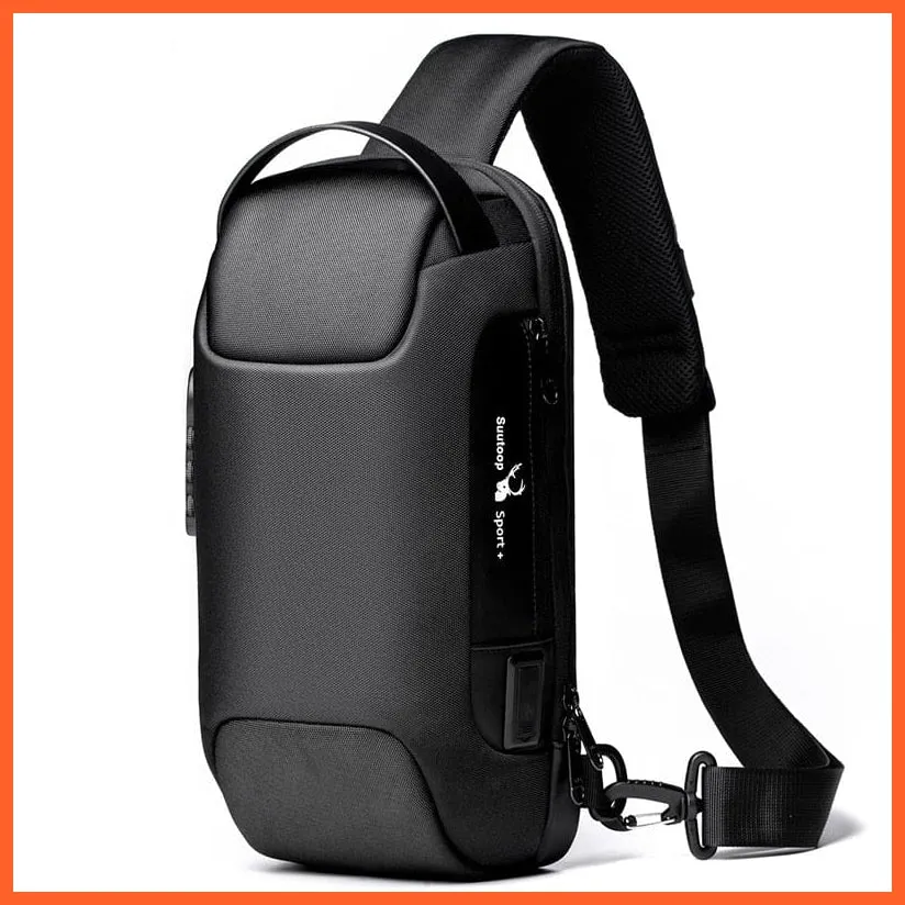 Waterproof Usb Oxford Crossbody Shoulder Bag