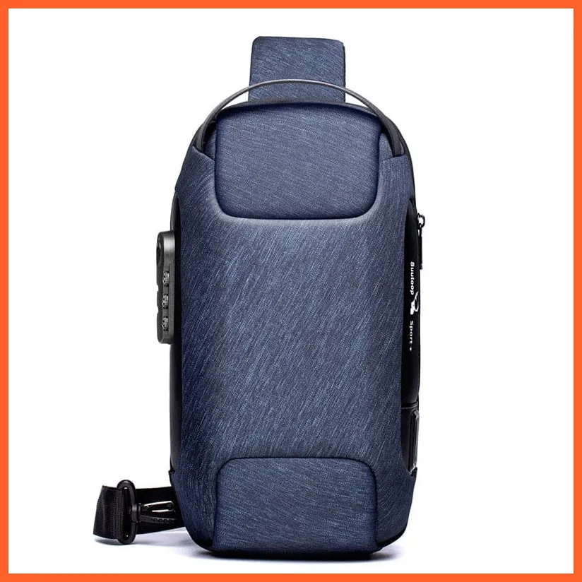 Waterproof Usb Oxford Crossbody Shoulder Bag