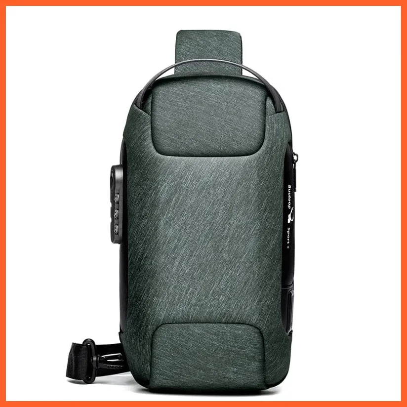 Waterproof Usb Oxford Crossbody Shoulder Bag