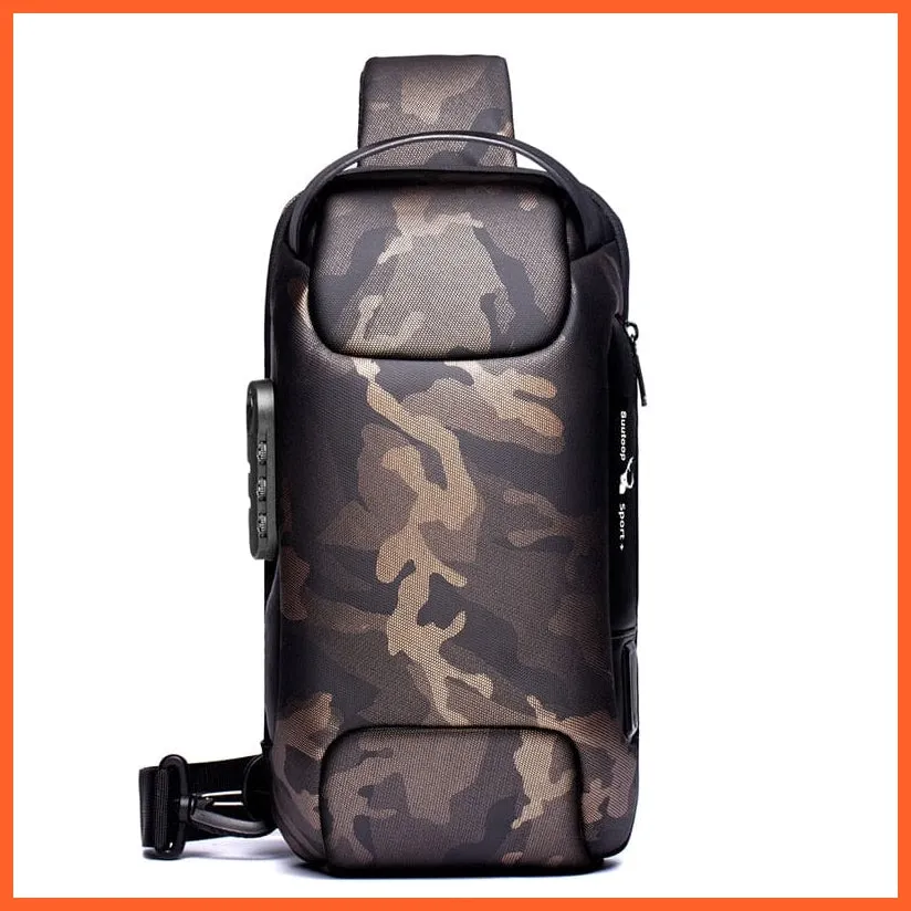 Waterproof Usb Oxford Crossbody Shoulder Bag