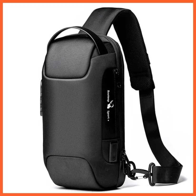 Waterproof Usb Oxford Crossbody Shoulder Bag