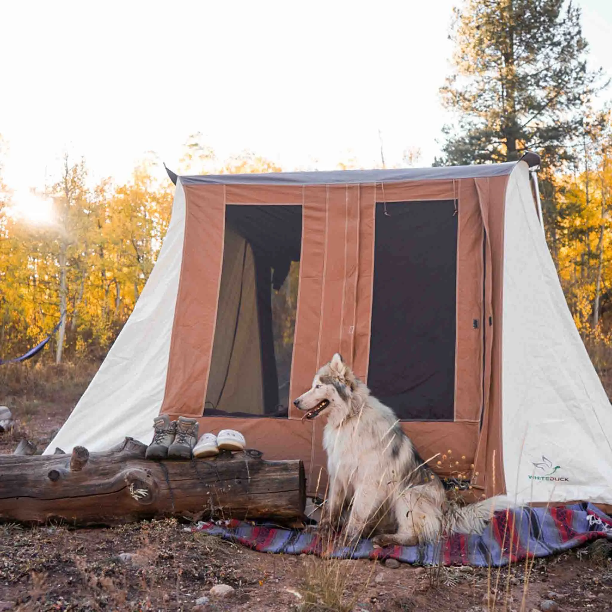 White Duck Outdoors Prota Canvas Tent Standard/Deluxe - 7'x9'