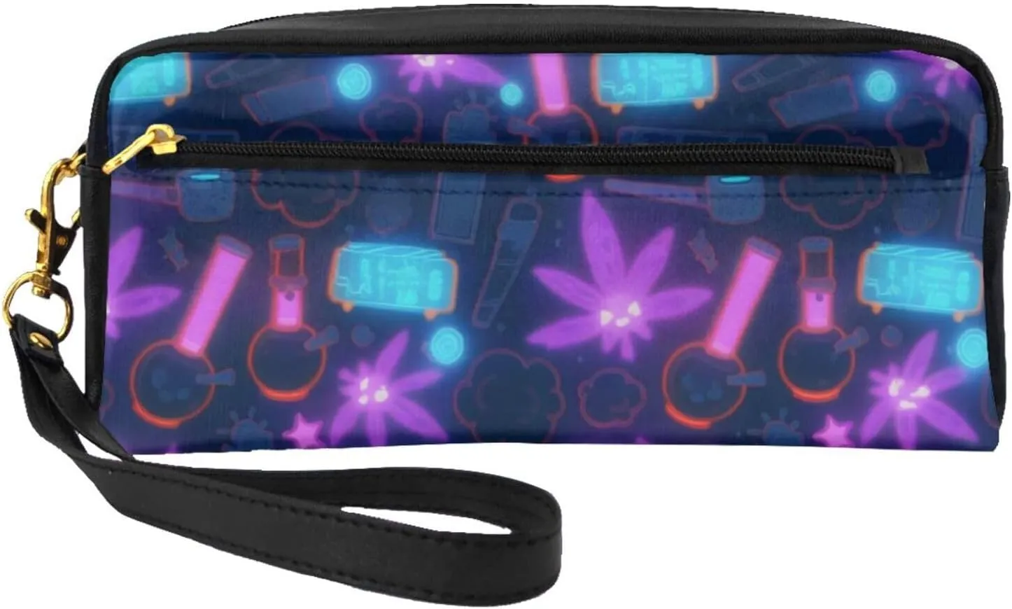 Womens Evening Clutch Anime Future Weed Pot Cannabis Envelope Purse,Party Handbag,Makeup,Cosmetic Bag