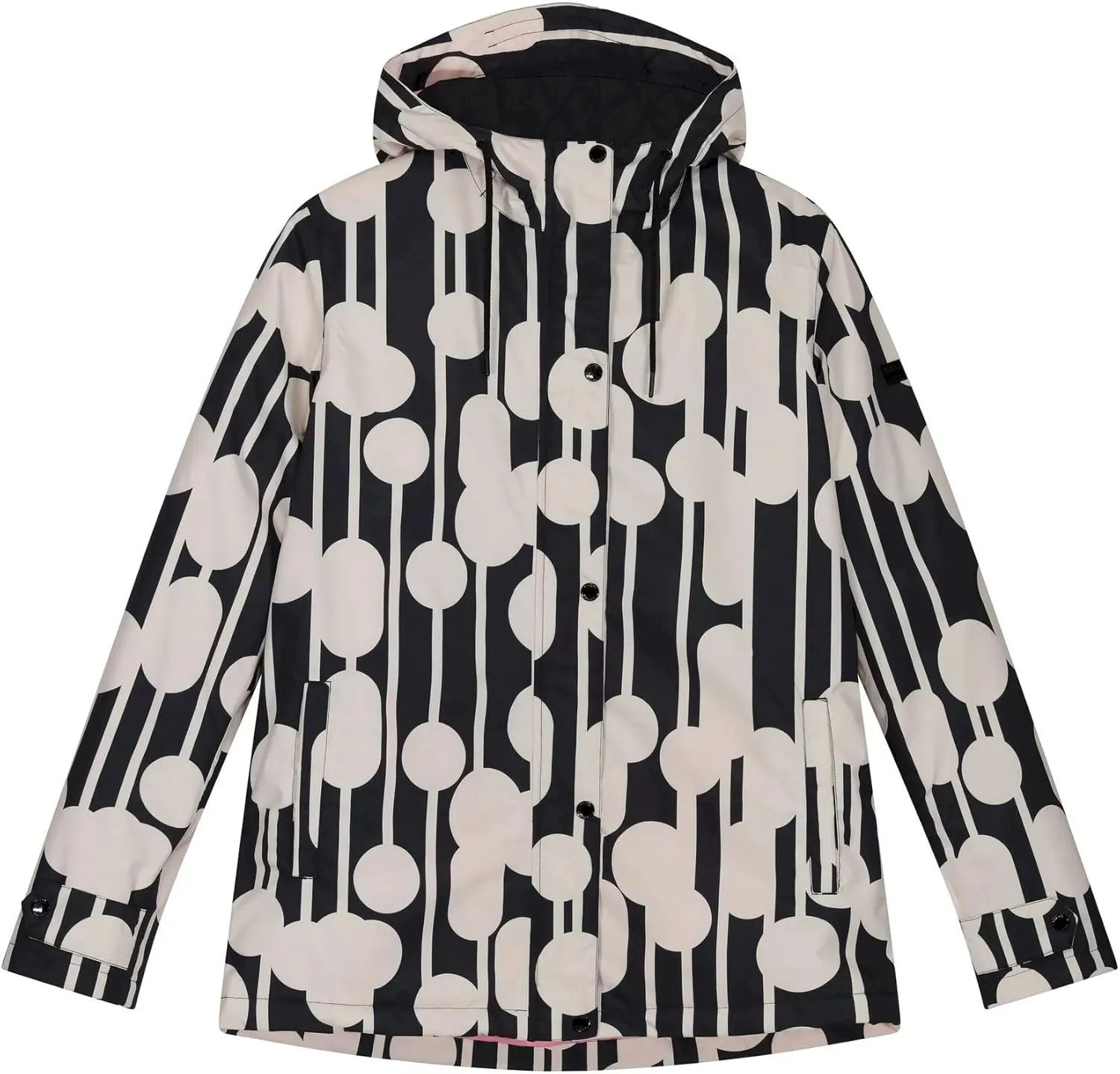 Womens Orla Kiely Waterproof Retro Floral Rain Mac Coat Jacket