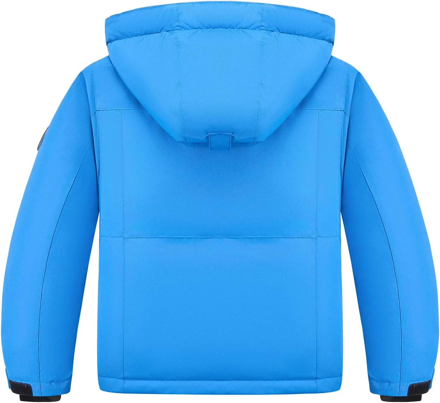 WULFUL Kid's Waterproof Ski Jacket Warm Fleece Hooded Boy's and Girl's Winter Snow Coat Outwear,Windproof RainCoat