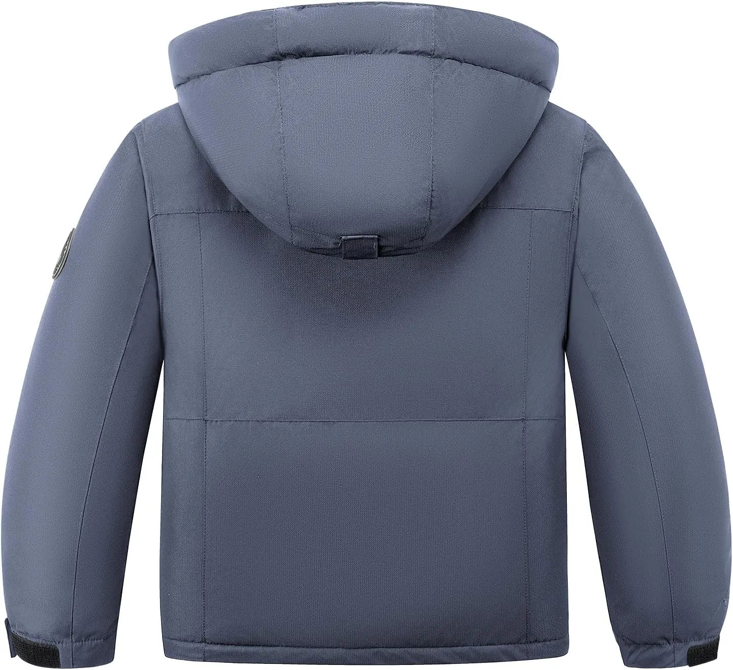 WULFUL Kid's Waterproof Ski Jacket Warm Fleece Hooded Boy's and Girl's Winter Snow Coat Outwear,Windproof RainCoat
