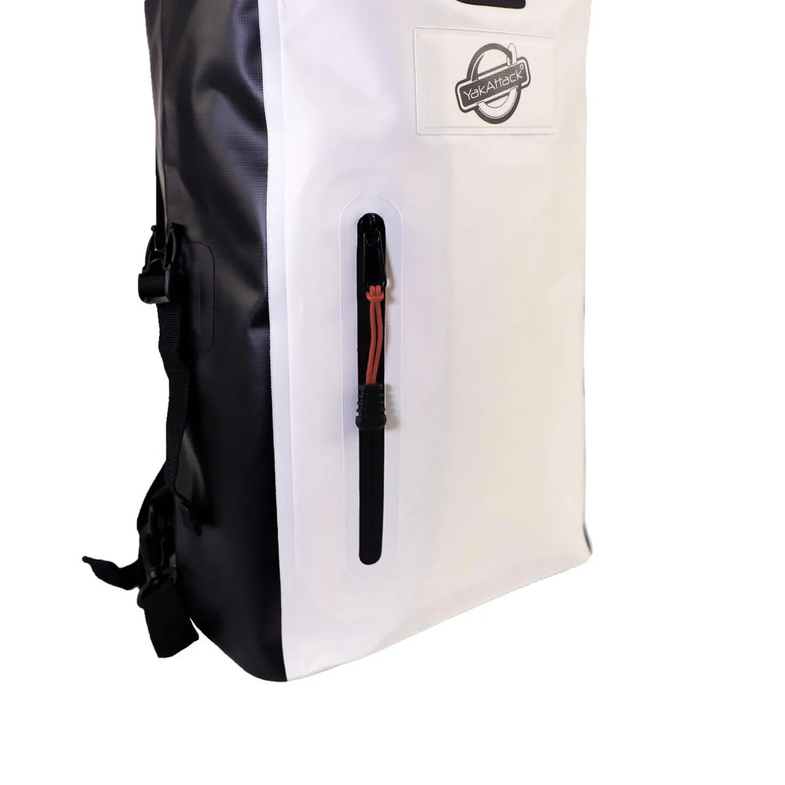 YakAttack - 20L Roll-Top DryBag Backpack, White