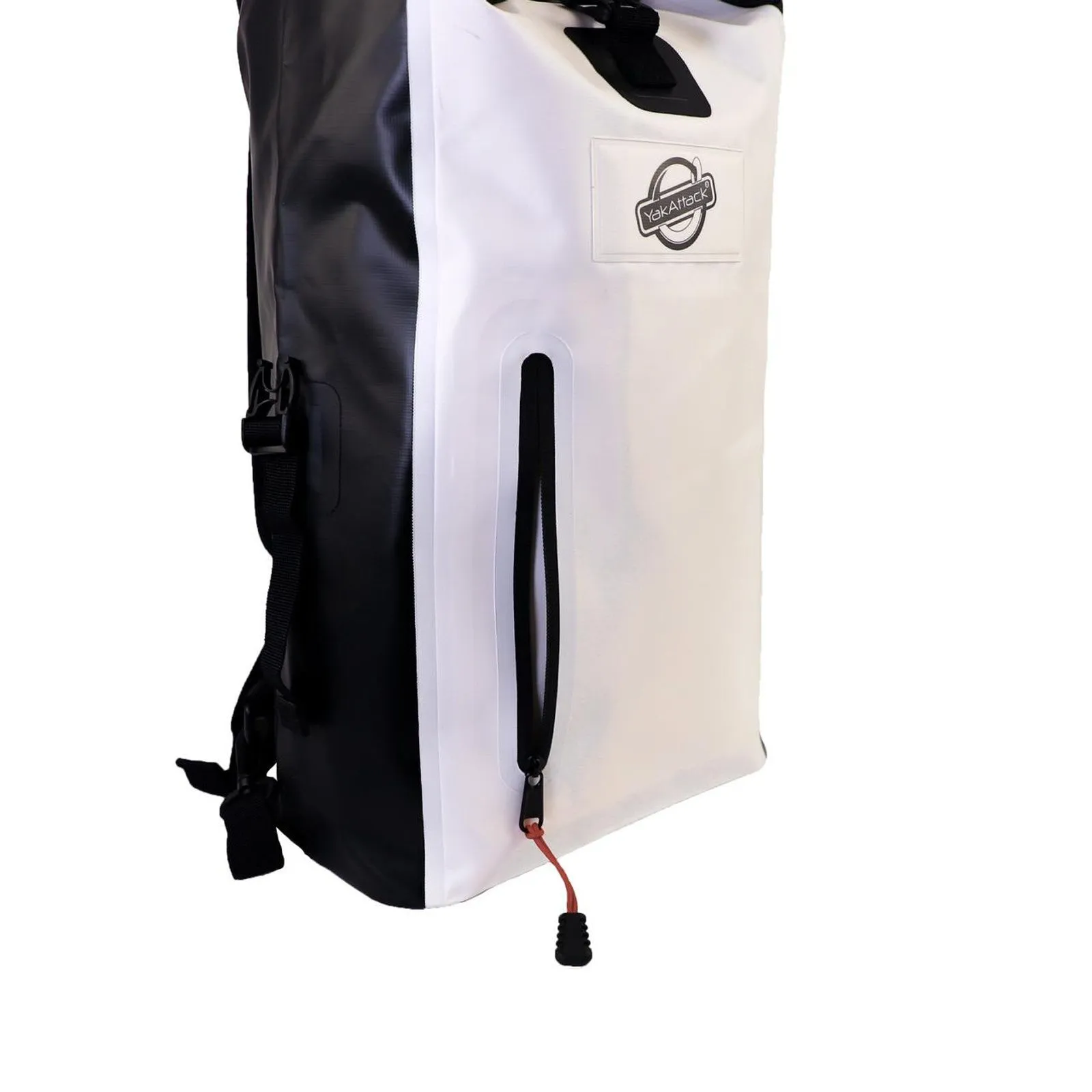 YakAttack - 20L Roll-Top DryBag Backpack, White